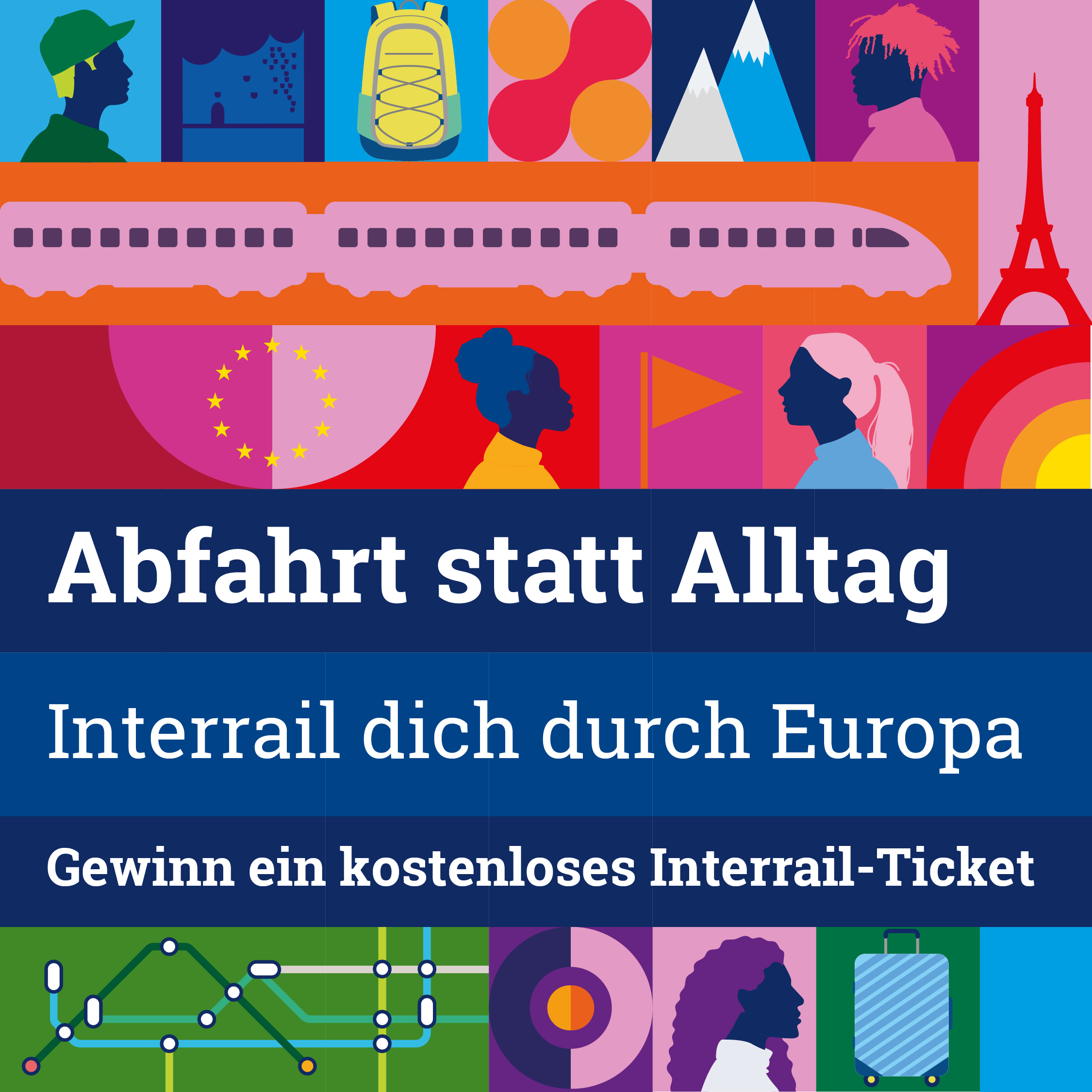 Abfahrt statt Alltag – Interrail dich durch Europa